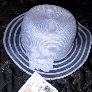 ELEGANT Girls White Hat